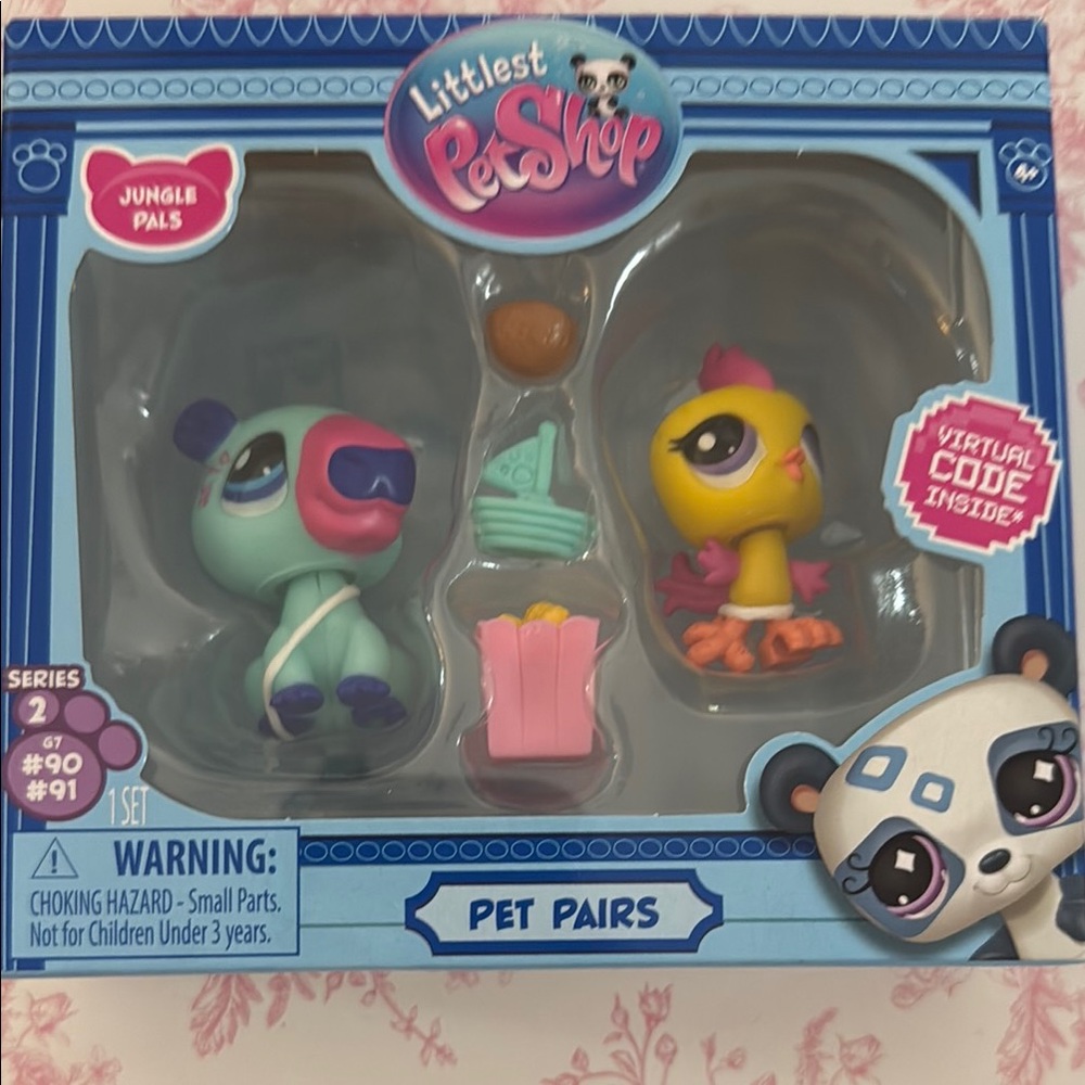 Littlest Pet Shop series 2-G7 #90  #91 Small Pet Toys